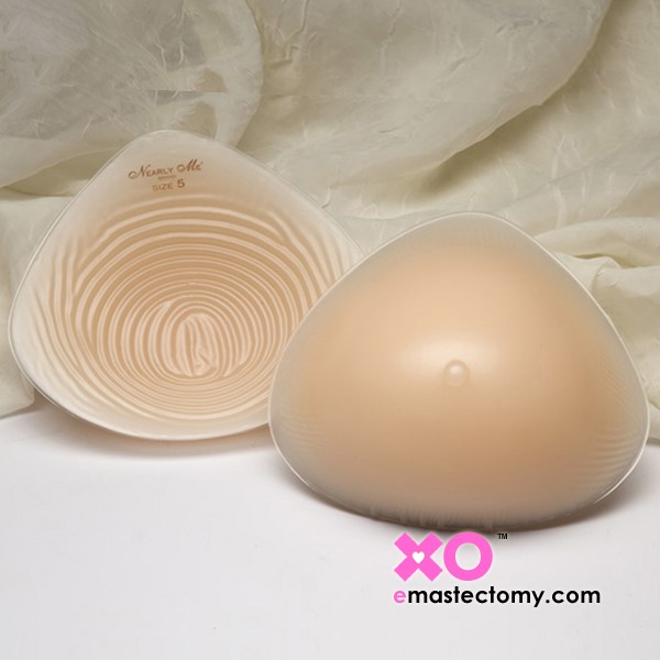 Nearly Me Standard Weight Semi-Full Triangle Breast Form 370 - eMastectomy